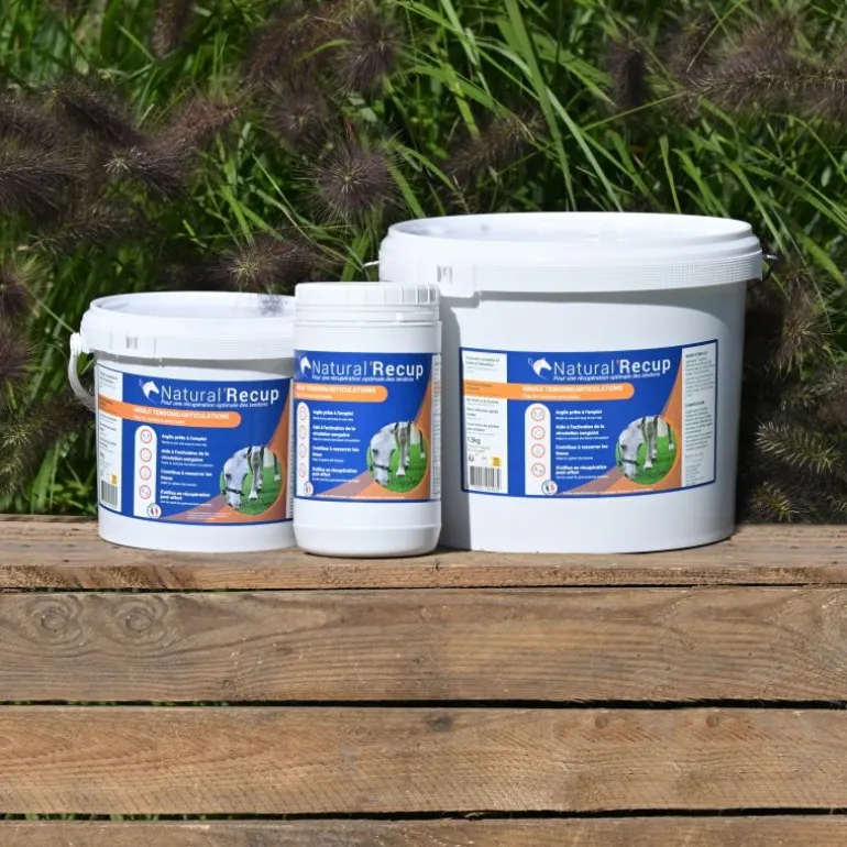 Natural'Recup argile pour tendons et articulations cheval - Natural'Innov