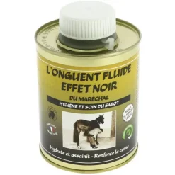 Onguent fluide effet noir du maréchal sabot cheval - Gamme du Maréchal