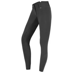 Pantalon équitation enfant taille haute Micro Sport Silikon - Elt