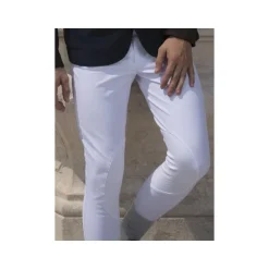 Pantalon équitation microfibre basanes Homme Miky - For Horses