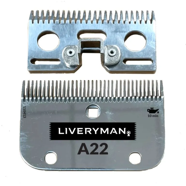 Peigne et contre peigne tondeuse cheval A22 Tonte fine - Liveryman