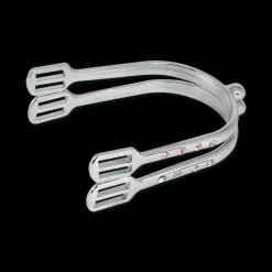 Éperons inox avec lanières et strass Femme Crystal - Waldhausen