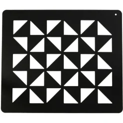 Pochoir damiers pansage cheval Quatermaker