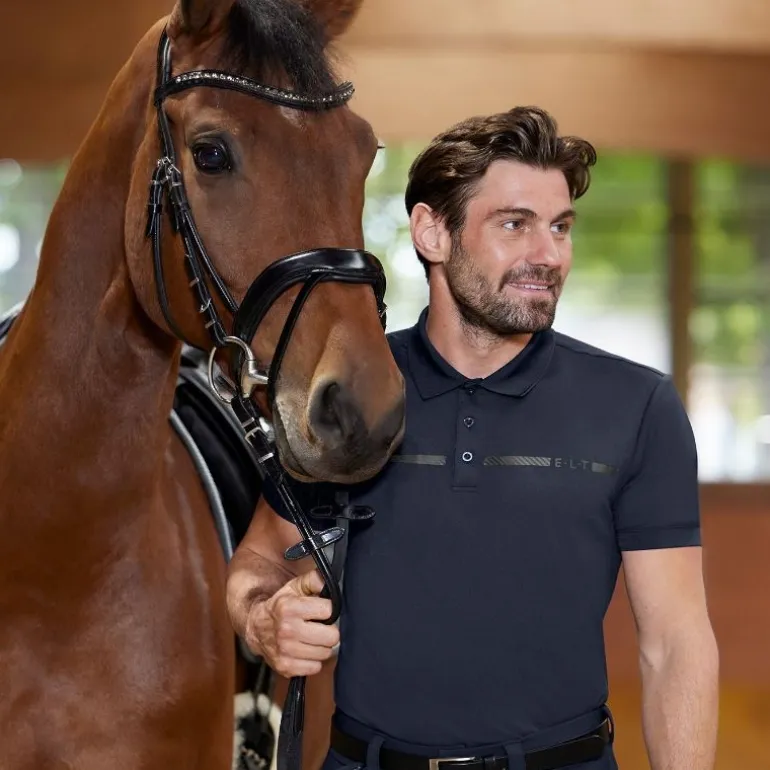 Polo équitation homme Michigan - Elt