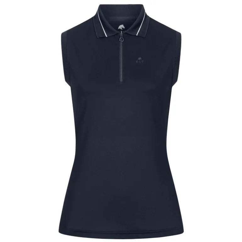 Polo sans manches équitation femme Paris - Elt