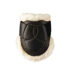 Protège-boulets cheval simili-cuir mouton synthétique - Kentucky