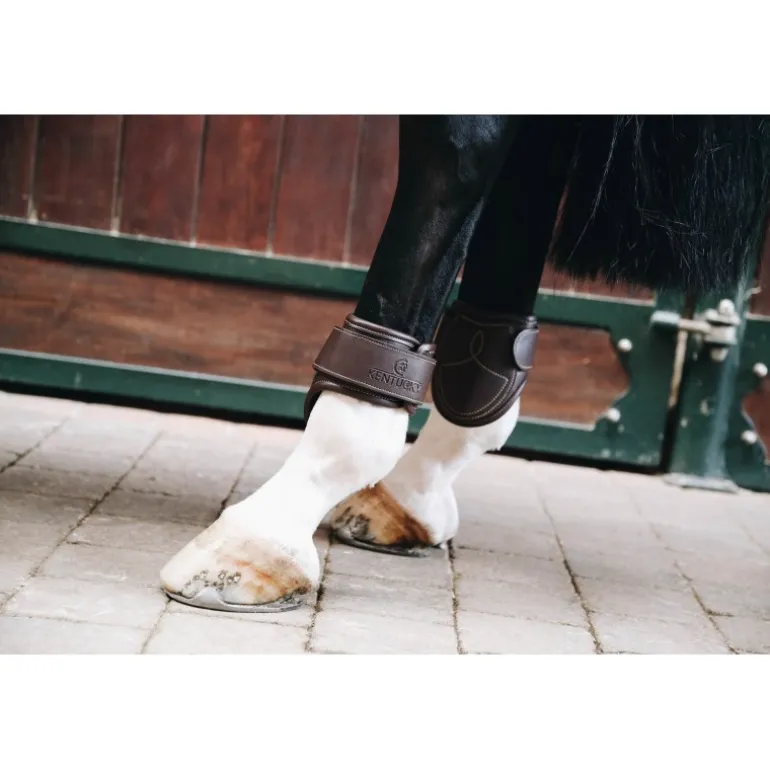 Protège-boulets cheval simili-cuir - Kentucky