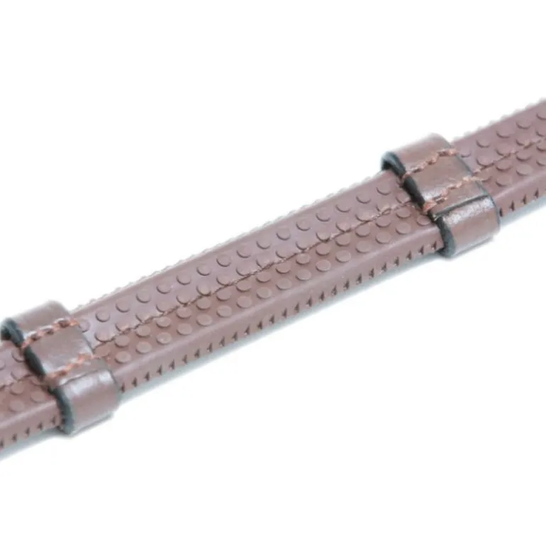 Rênes cheval Soft caoutchouc avec arrêtoirs - HFI