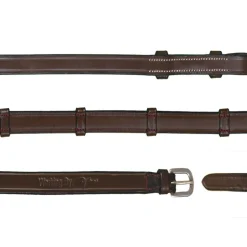 Rênes de bride cheval tout cuir 7 arrêtoirs Working Collection - Dy'on