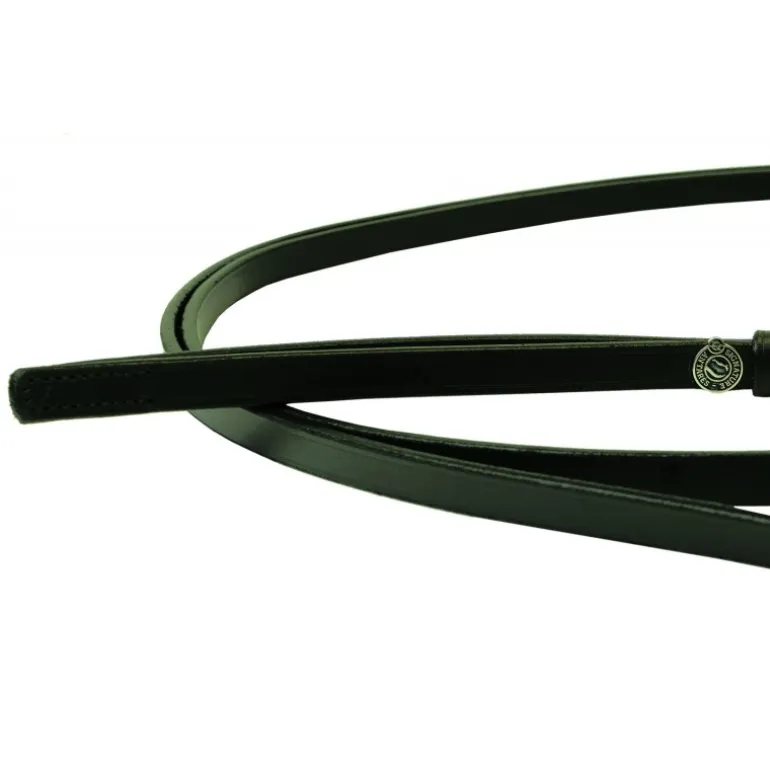 Rênes de bride en cuir lisse Signature - Antarès