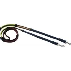 Rênes éducatives couleurs matelassée avec mousquetons