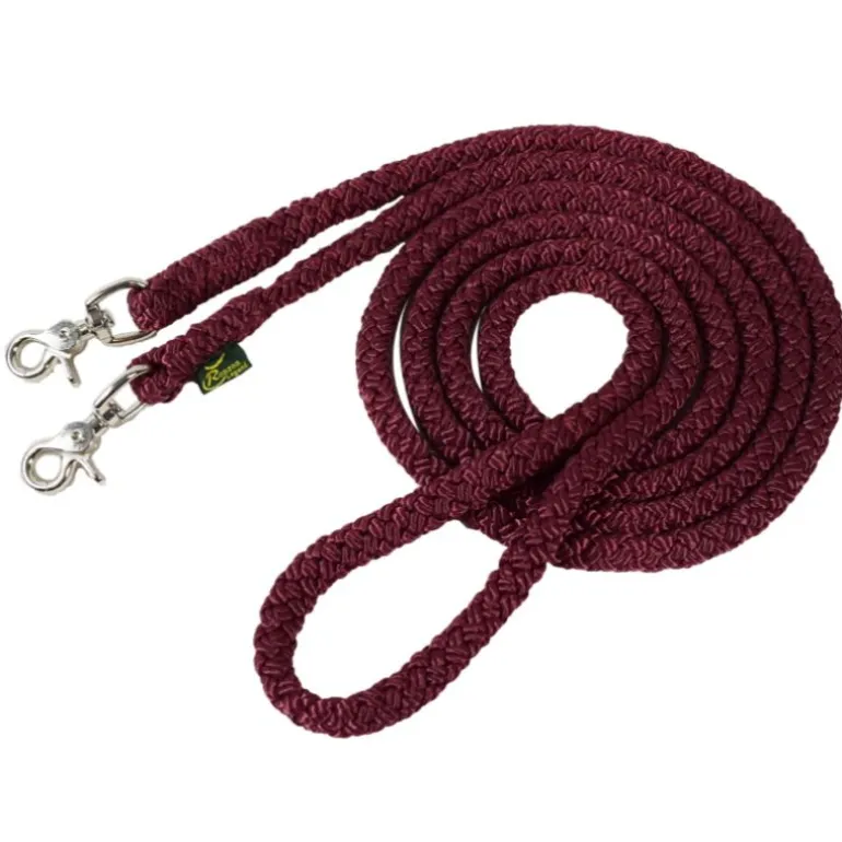 Rênes en corde cheval Polytresse ronde - Ronzon Legend