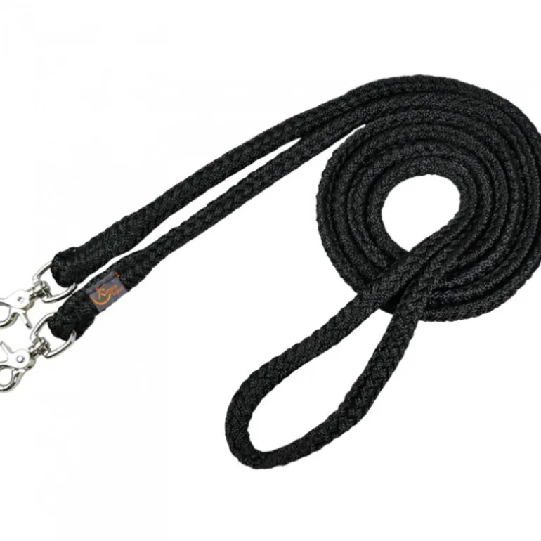 Rênes en corde cheval Polytresse ronde - Ronzon Legend