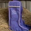 Sac à bottes équitation Diva violet - Harry's Horse