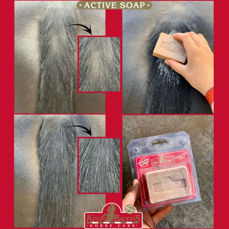 Savon dermite estivale cheval Active soap - Kevin Bacon's