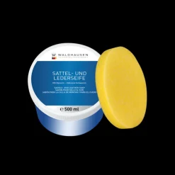Savon glycériné pour cuir avec éponge 500 ml - Waldhausen