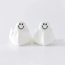 Socquettes blanches languette Smiley Happy