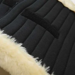 Sous bandes cheval respirante bordure mouton synthétique Klimatex - Kavalkade