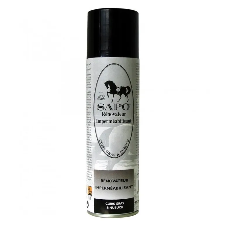Spray rénovateur et imperméabilisant cuir gras et nubuck 250 ml - Sapo