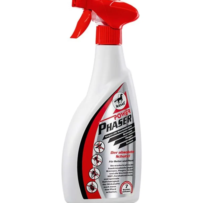 Spray répulsif insectes cheval 550 ml Power Phaser - Leovet