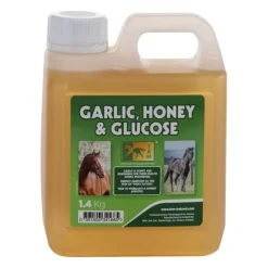 Stimulant appétit chevaux 1,5 kg Ail, miel et glucose - Garlic Syrup - Trm
