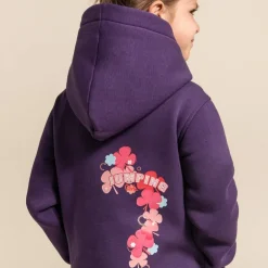 Sweat à capuche équitation fleurs enfants fille Seoul - Horse Spirit