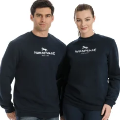 Sweat équitation mixte Signature Cotton Crew - Horseware