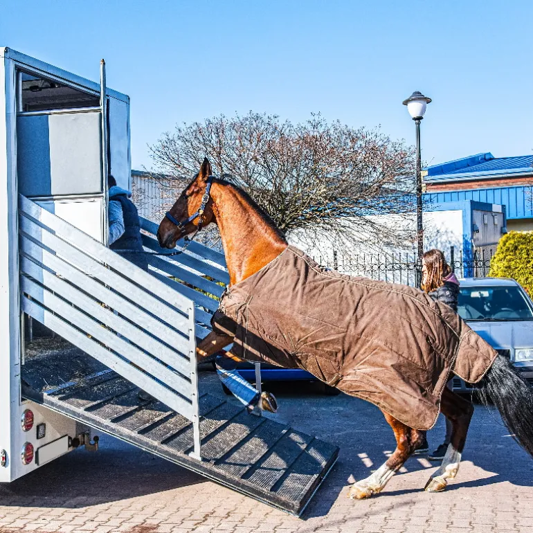 Tapis caoutchouc avec tasseau pont de van ou camion cheval - IDS