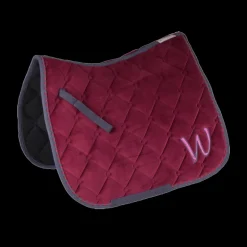 Tapis de selle cheval velours Avignon - Waldhausen