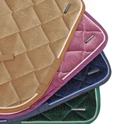 Tapis de selle cheval velours Glimmer - Lami-Cell