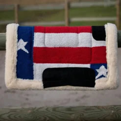 Tapis western cheval Navajo Westride drapeau USA