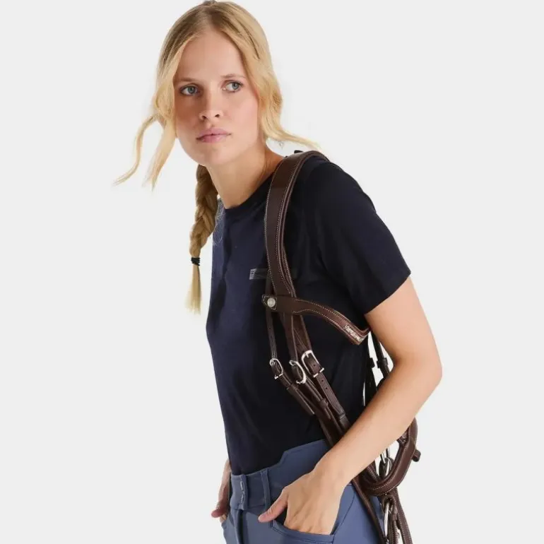 Tee-shirt équitation Femme Mérinos - Horse Pilot