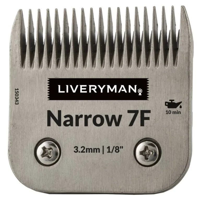 Tête de coupe de finition peigne tondeuse cheval Narrow 46 mm poil dense 3,2 mm - Liveryman