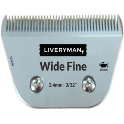 Tête de coupe peigne tondeuse cheval large et fin 65mm tonte classique 2,4 mm - Liveryman