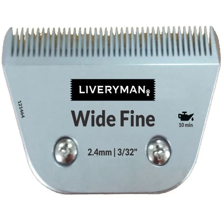 Tête de coupe peigne tondeuse cheval large et fin 65mm tonte classique 2,4 mm - Liveryman