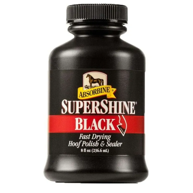Vernis sabot cheval noir Supershine - Absorbine