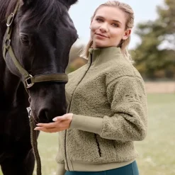 Veste équitation femme sherpa polaire Riverside - Elt
