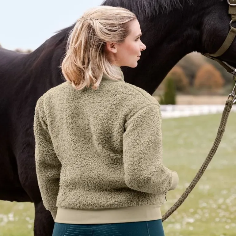 Veste équitation femme sherpa polaire Riverside - Elt